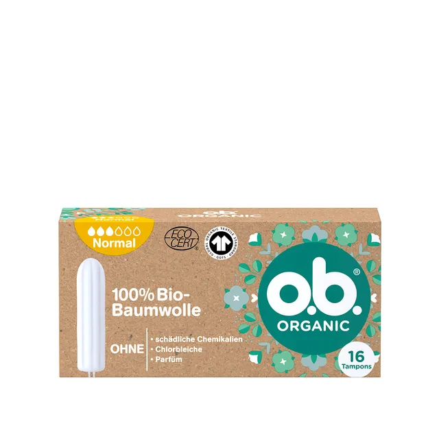 o-b-organic-normal-tampons-16-st-ck-bio-baumwolle image 1