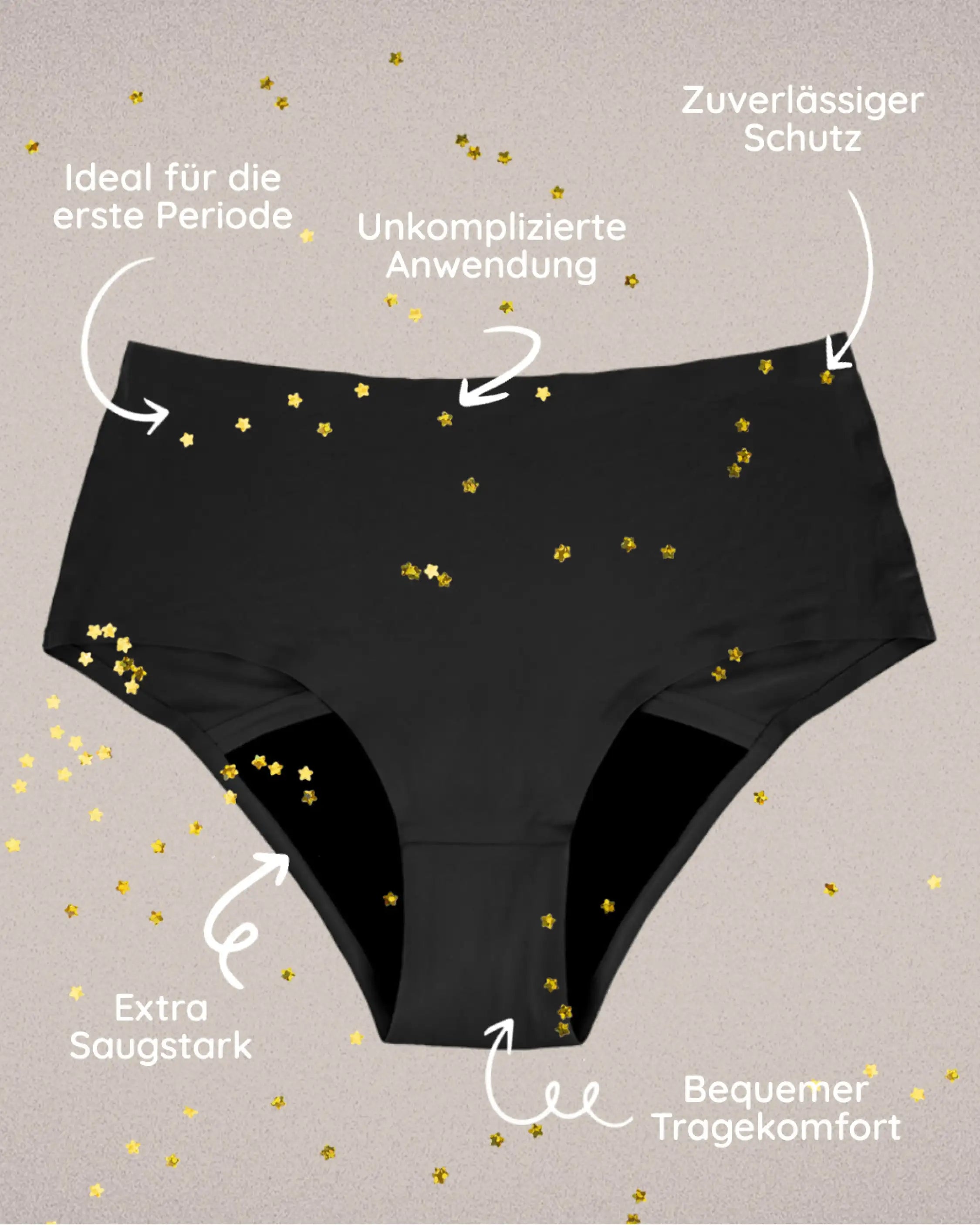mylily-teens-high-waist-seamless-schwarz-periodenunterw-sche-f-r-teenager image 2