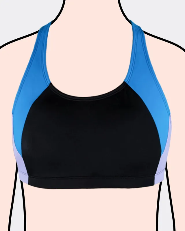 mylily-teens-bikini-oberteil-sportiv-blau-lila-perioden-bademode image 1