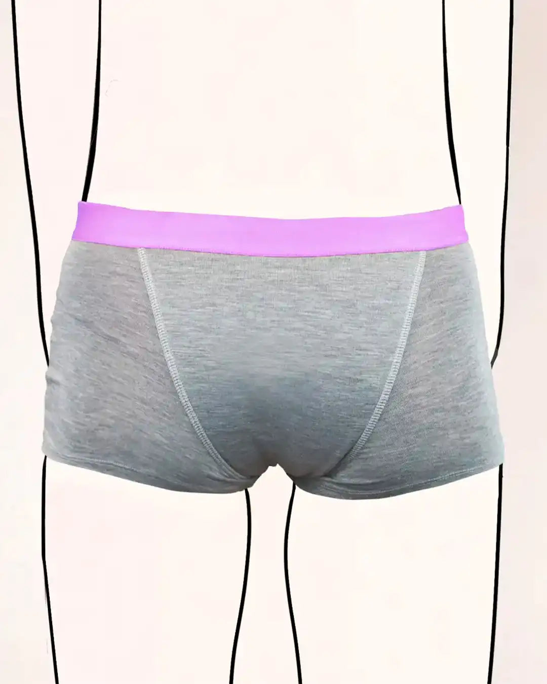 mylily-teens-boxer-slip-grau-periodenunterw-sche-f-r-erste-periode image 2