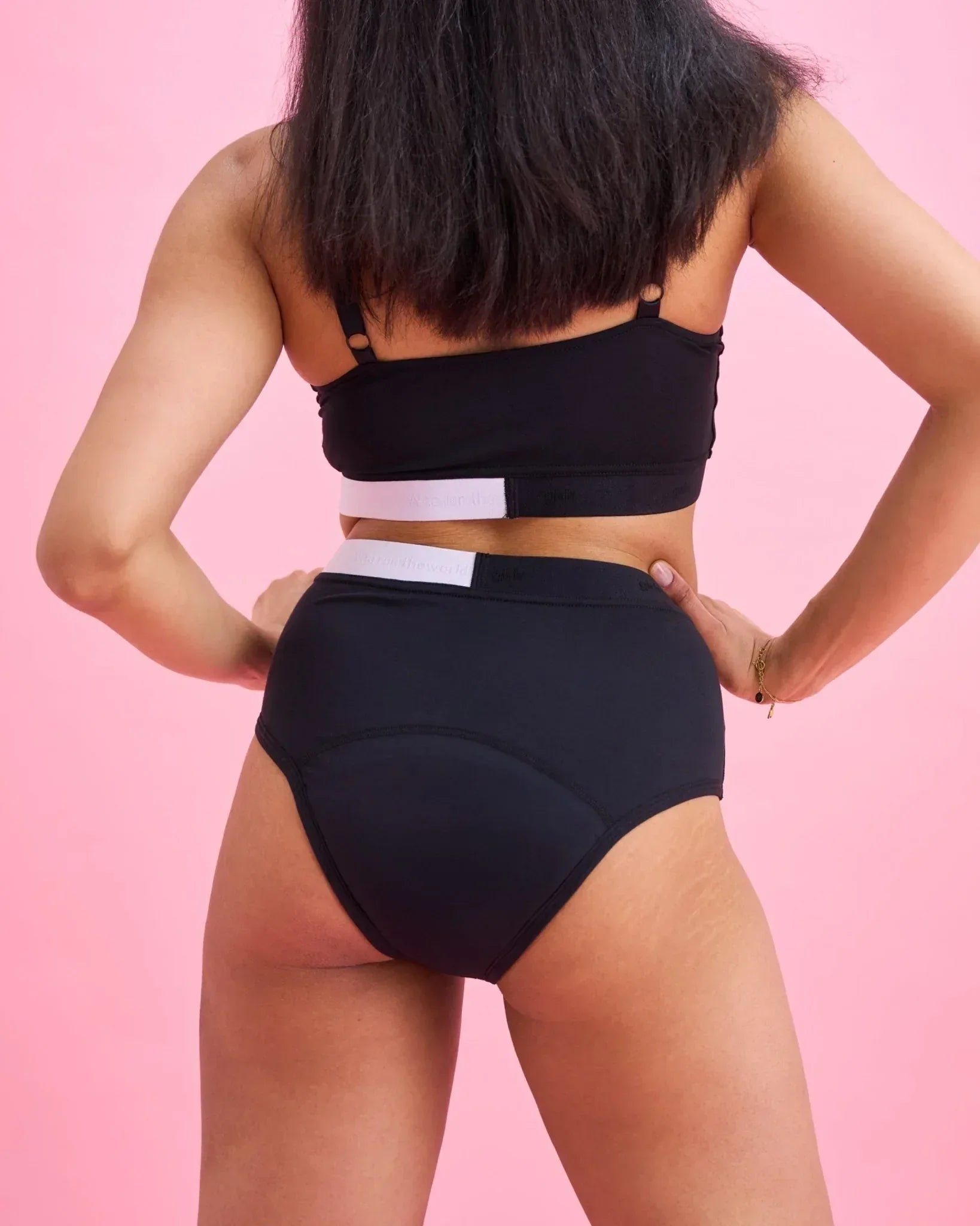 the-female-company-ultra-strong-high-waist-v-cut-black-white-period-panty image 5