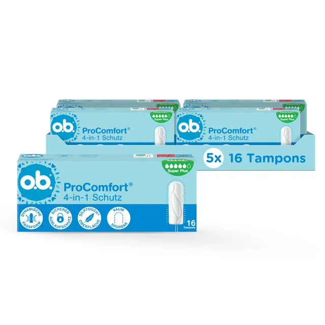 o-b-procomfort-super-plus-4-in-1-schutz-tampons-5-x-16-st-ck image 1