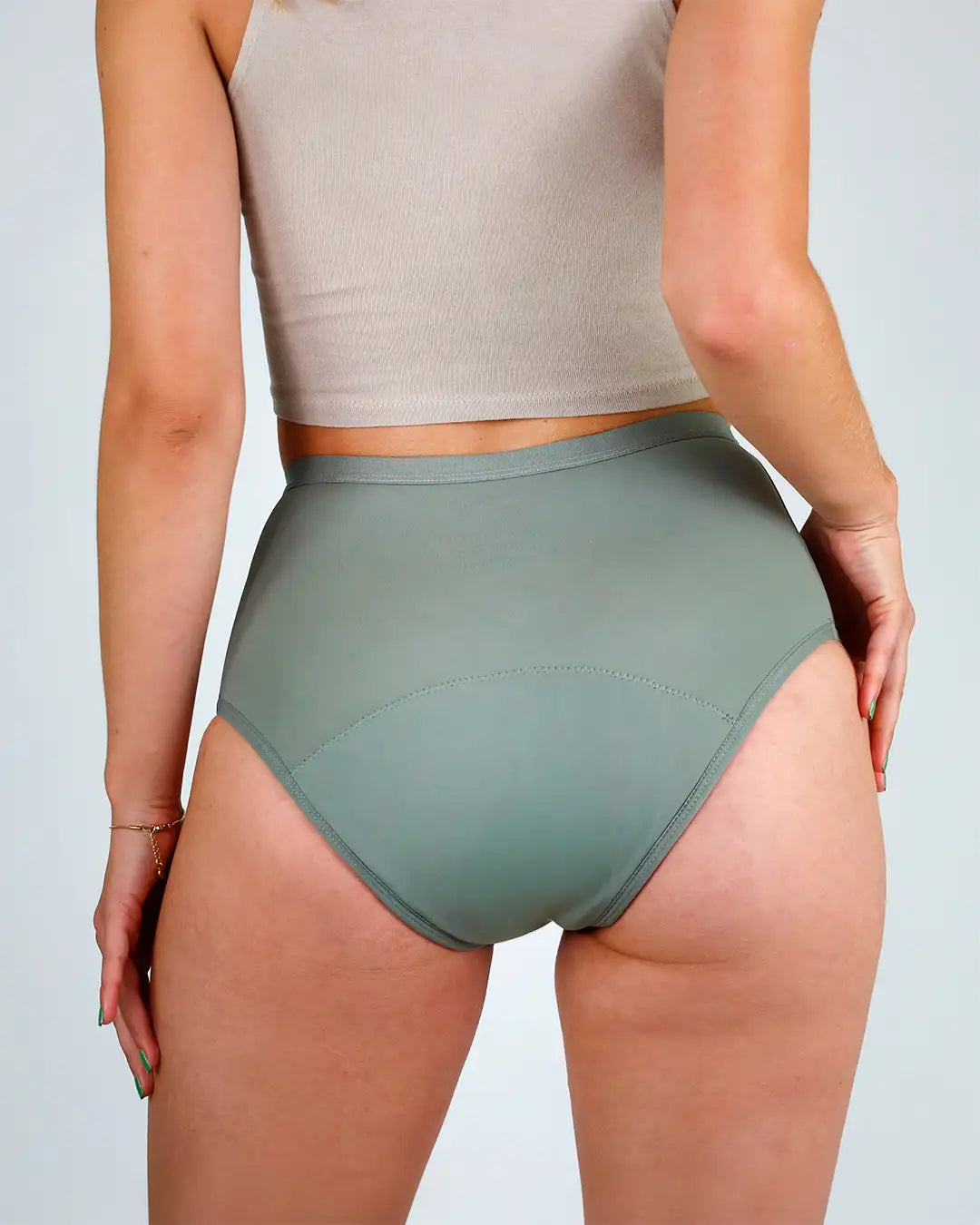 mylily-high-waist-salbei-periodenunterw-sche-bio-baumwolle image 3