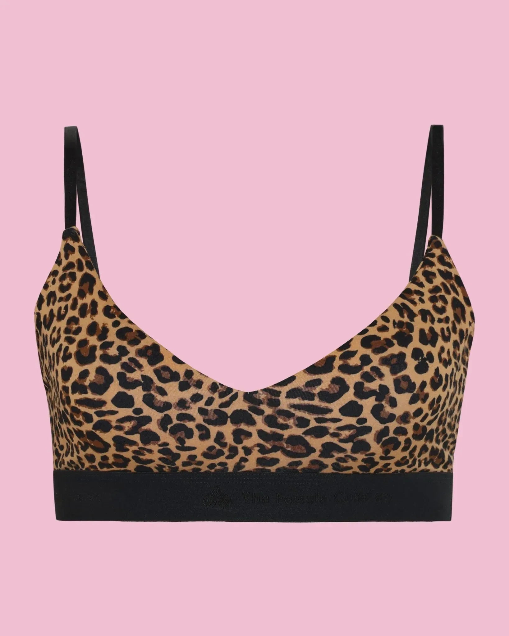 the-female-company-bralette-v-shape-leo-basic-cotton image 2