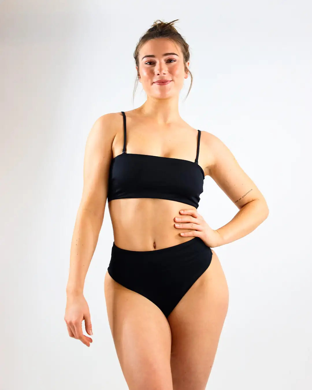 mylily-bandeau-bikini-oberteil-schwarz image 8