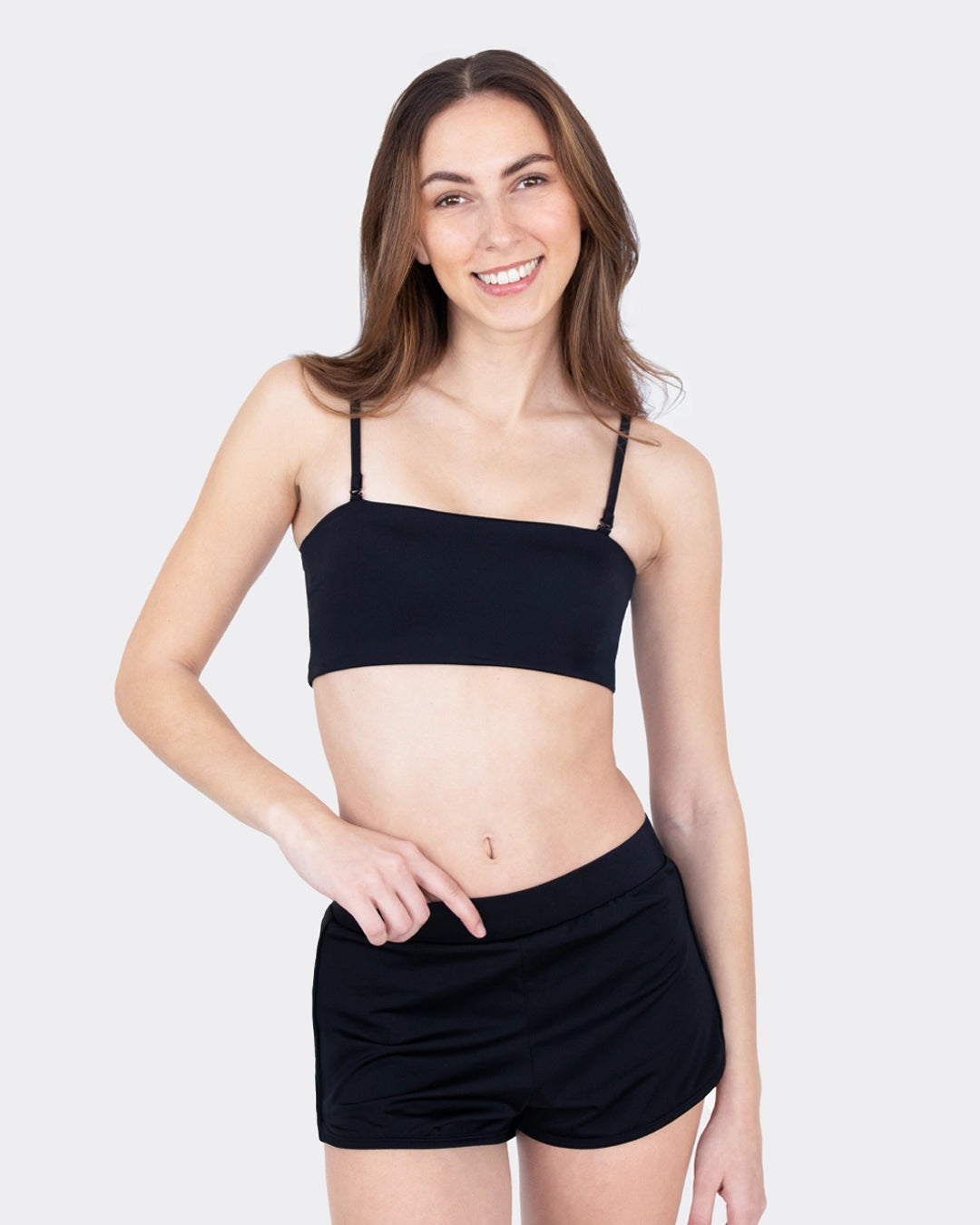 mylily-perioden-badeshorts-schwarz-perioden-bademode image 1