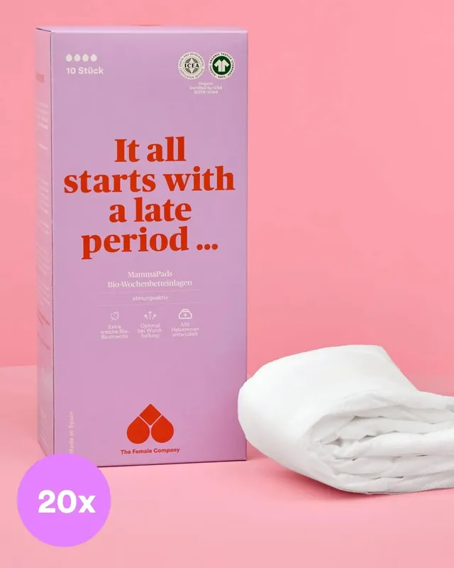 the-female-company-bio-wochenbetteinlagen-20-st-ck image 1