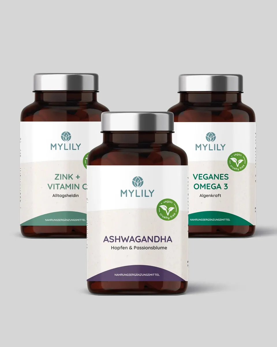 mylily-anti-stress-set-bio-ashwagandha-pulver-vitamin-b-komplex image 1