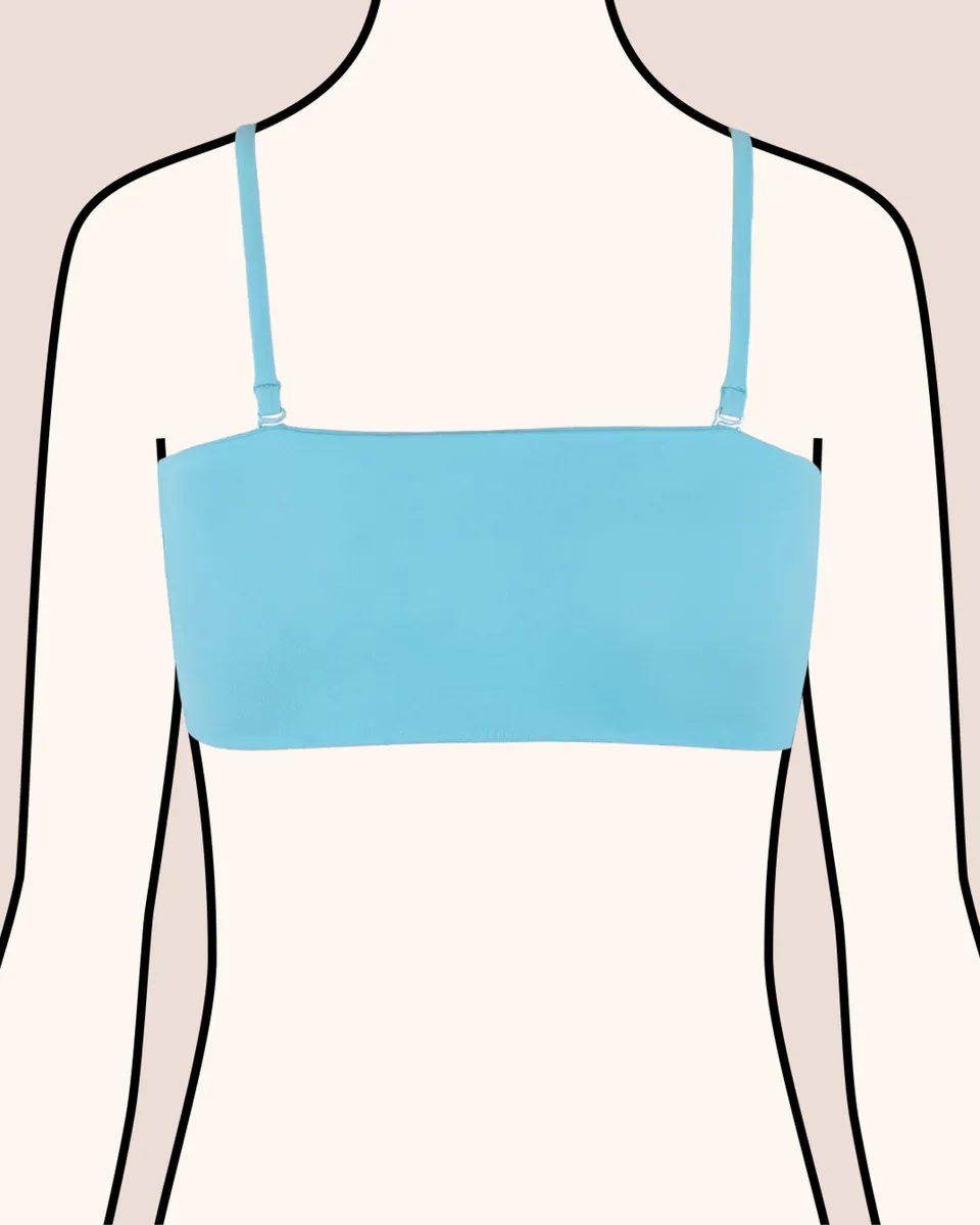 mylily-teens-bikini-oberteil-bandeau-himmelblau image 1