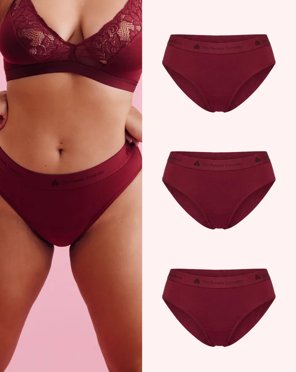 the-female-company-multipack-3x-cotton-slip-cherry-bio-baumwolle image 1