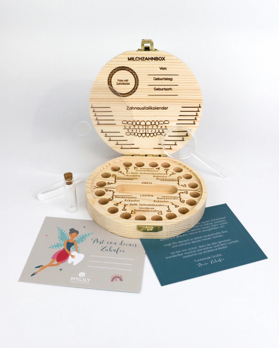 mylily-milchzahnbox-fee-aus-holz image 2