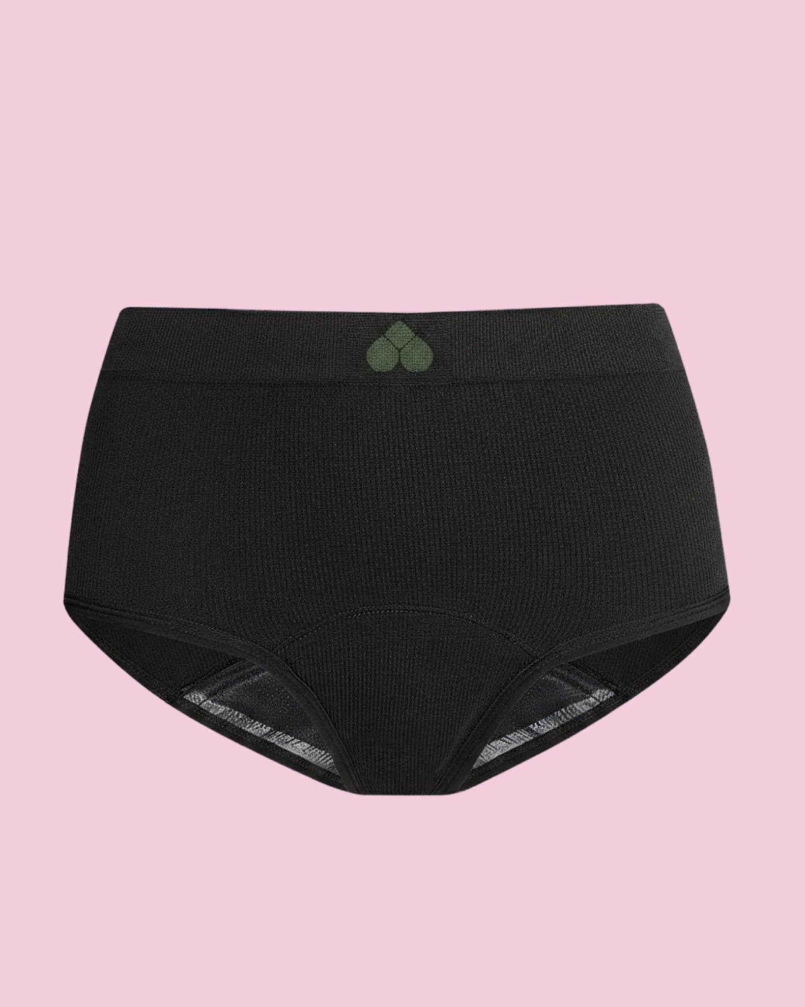 the-female-company-high-waist-periodenslip-seamless-ripp-ultra-strong-schwarz image 4