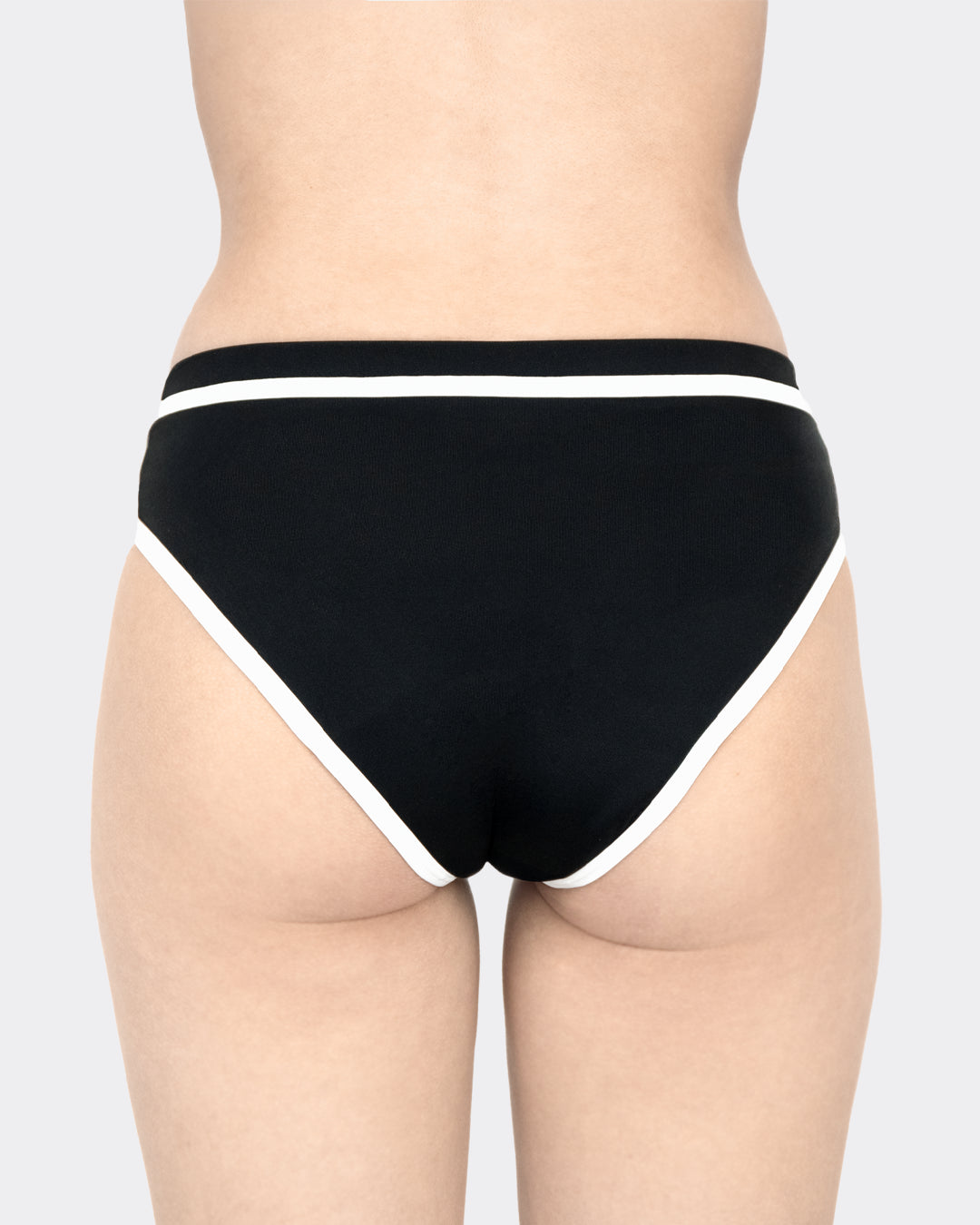 mylily-perioden-bikini-hose-schwarz-mit-wei-en-details image 3